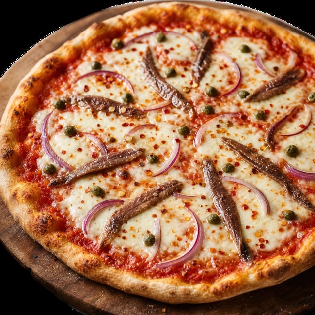 Anchovy Pizza.