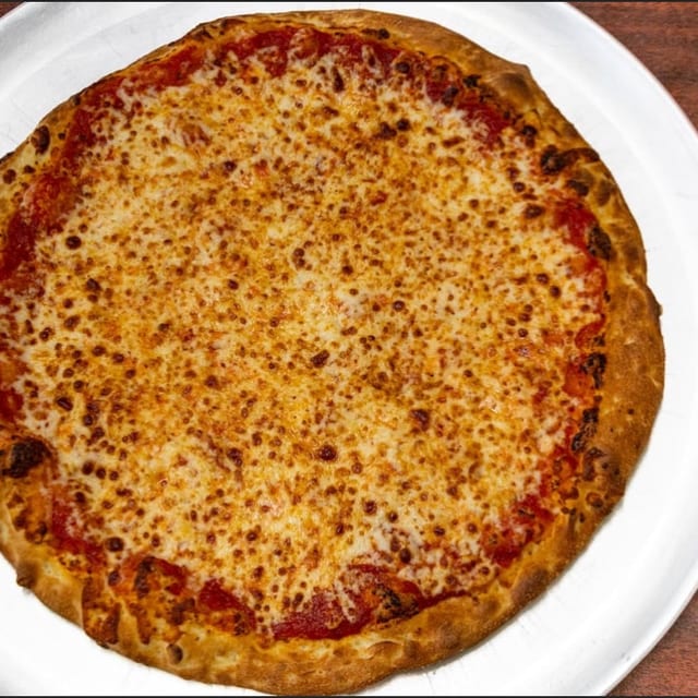 Vegan Cheese Pizza.