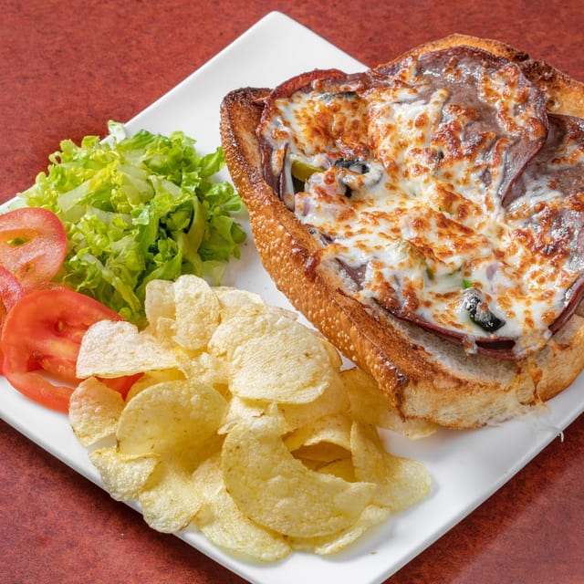 Vegan Roast Beef Sandwich.