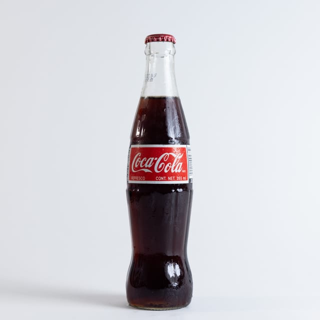 12oz Imported Coca Cola.